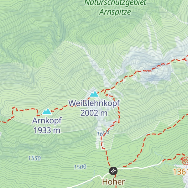 Map of Weißlehnkopf