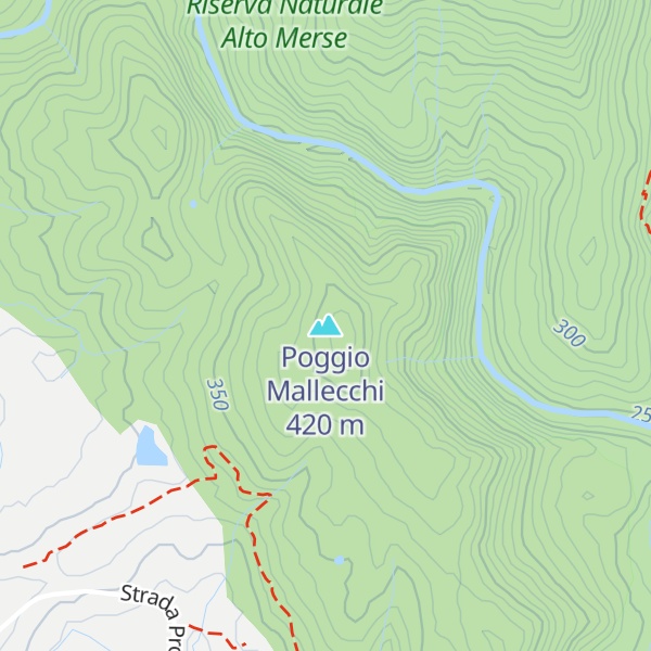 Map of Poggio Mallecchi