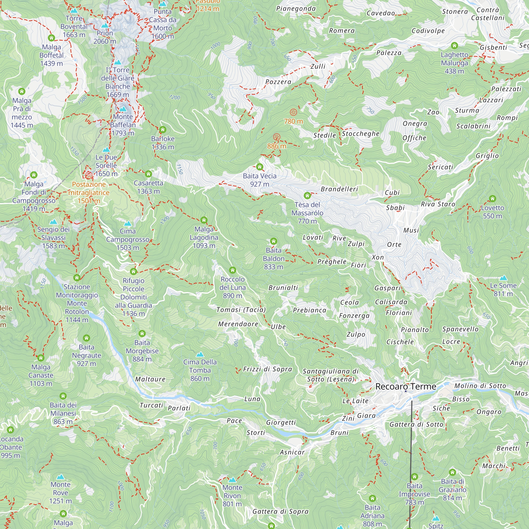 casa diroccata map