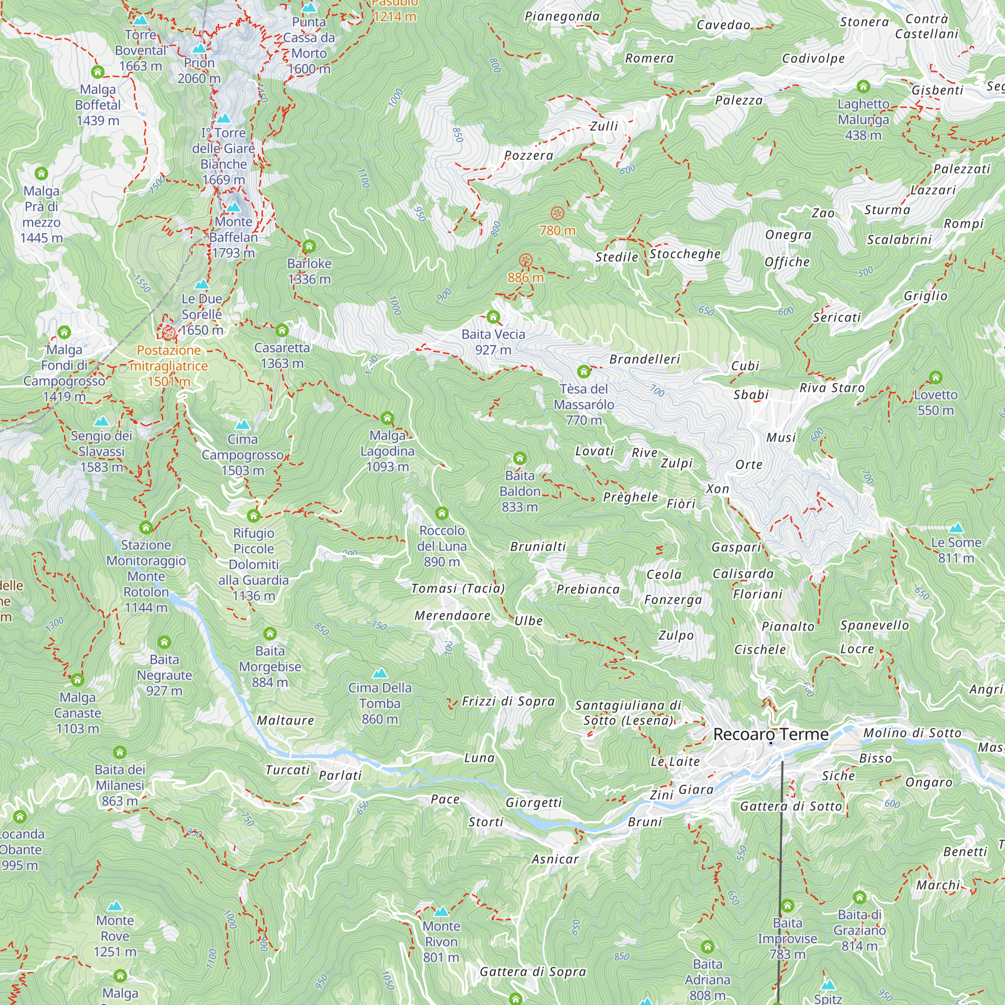 casa diroccata map