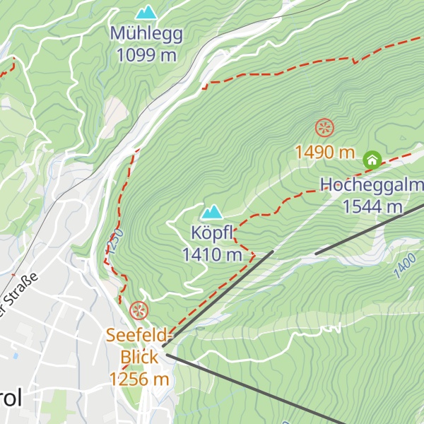Map of Köpfl