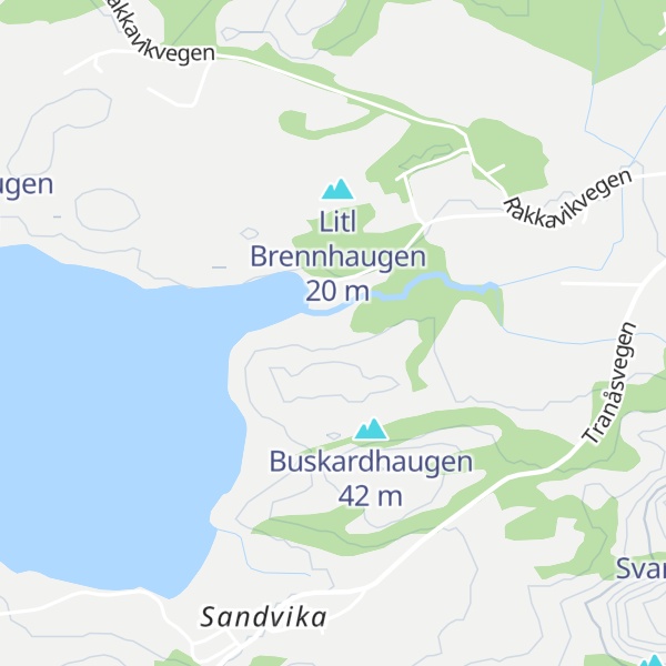 Map of Sjøhaugen