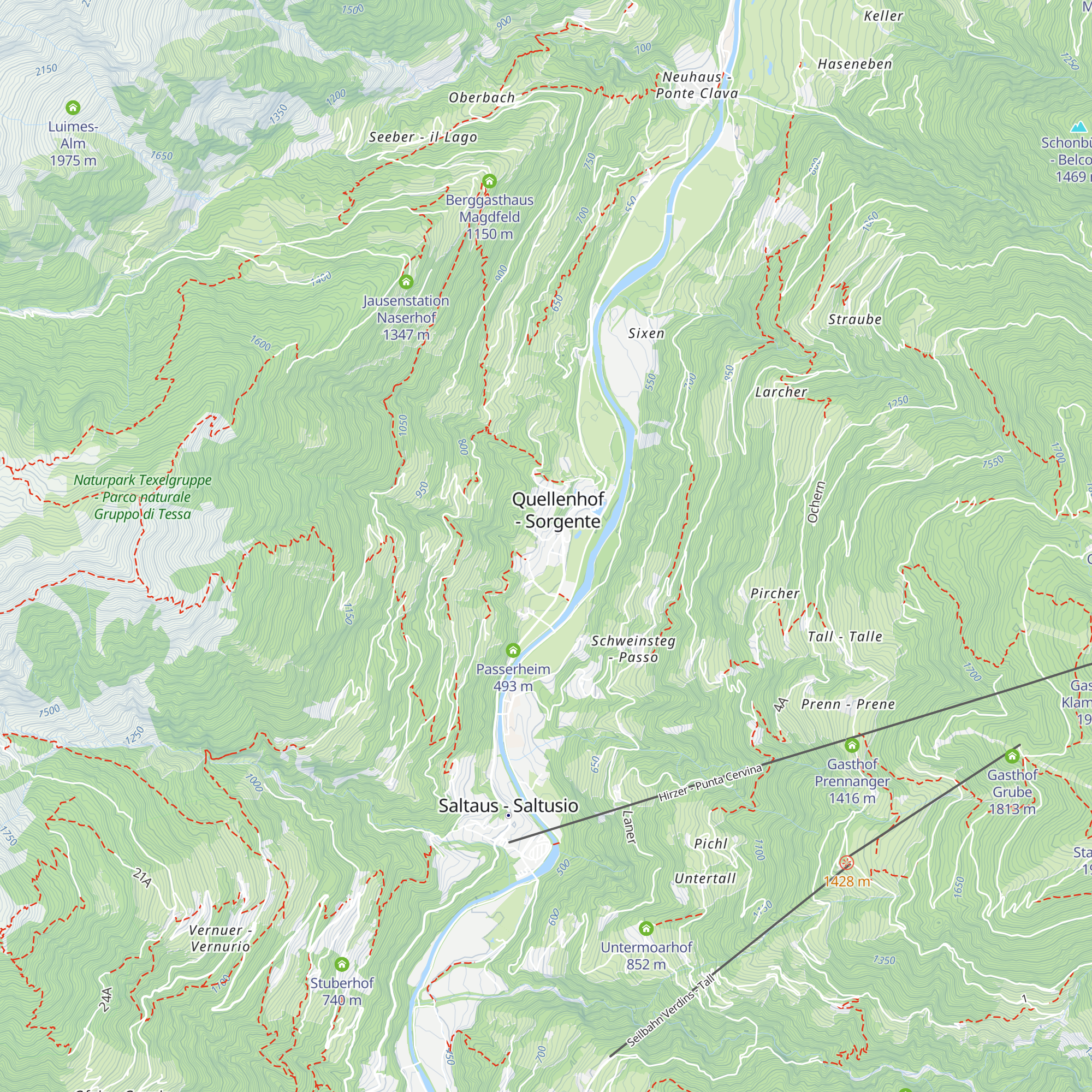 Sonnenalm map