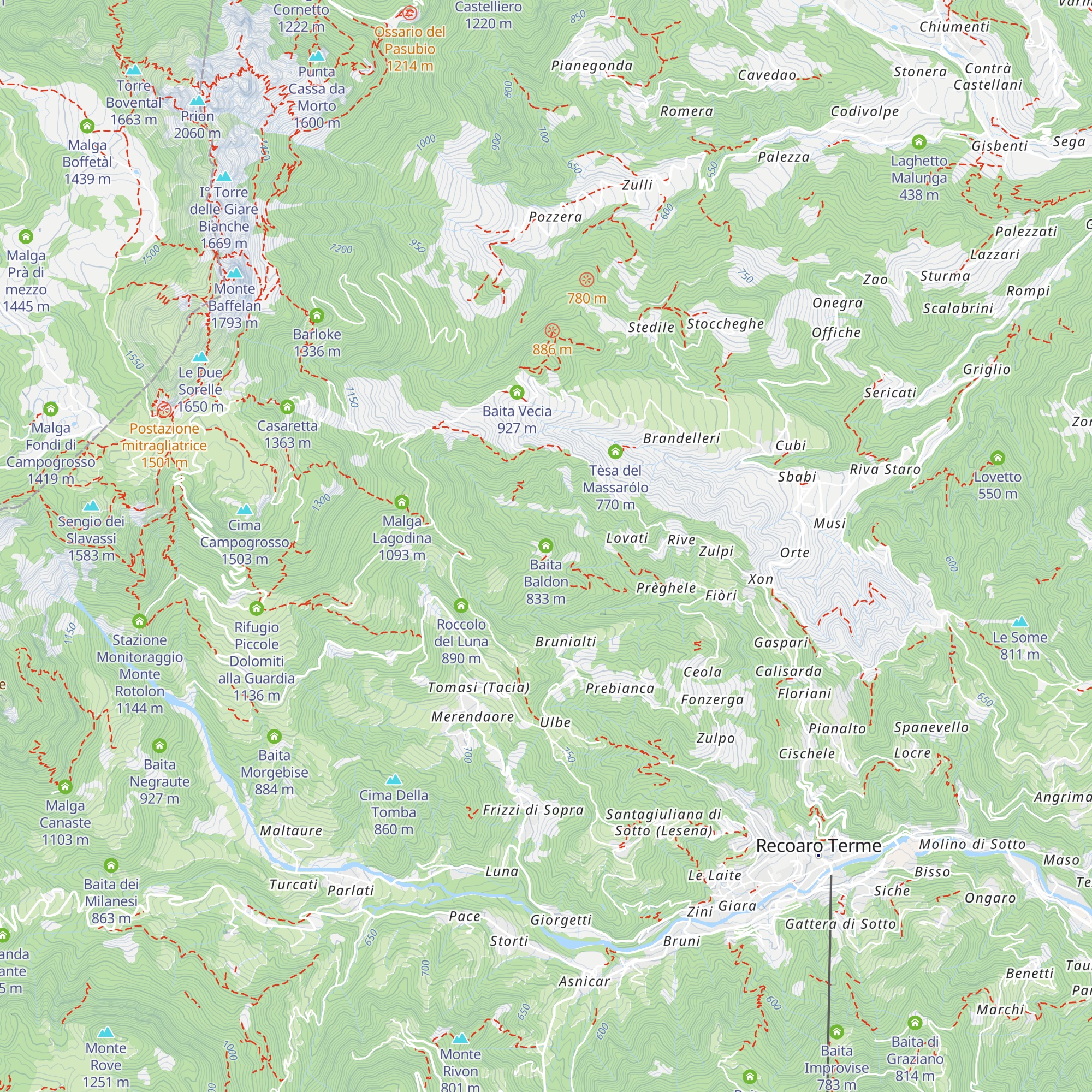 Baita Baldon map