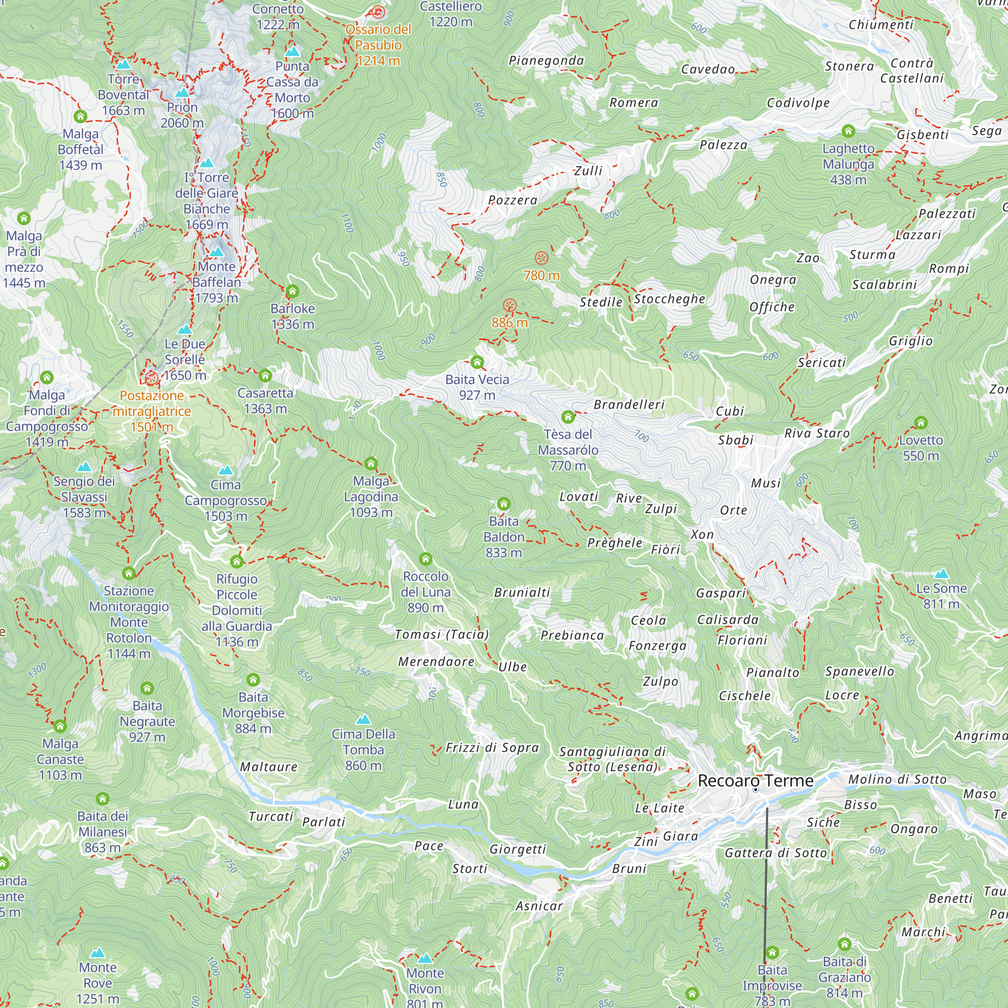 Baita Baldon map