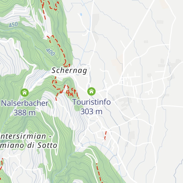 Map of Touristinfo