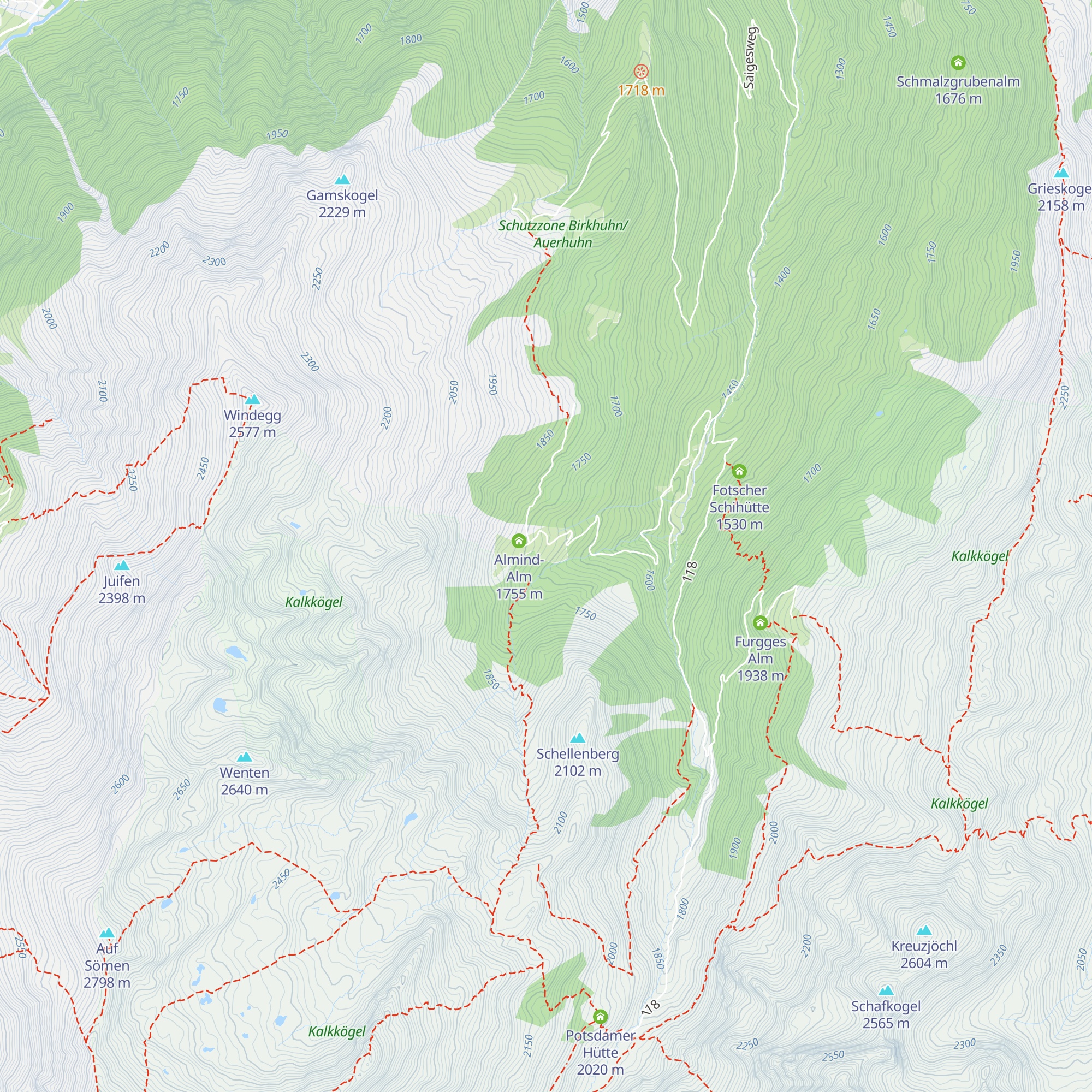 Bergrettungshütte map