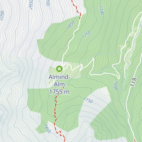 Map of Bergrettungshütte