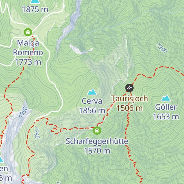 Map of Cerva