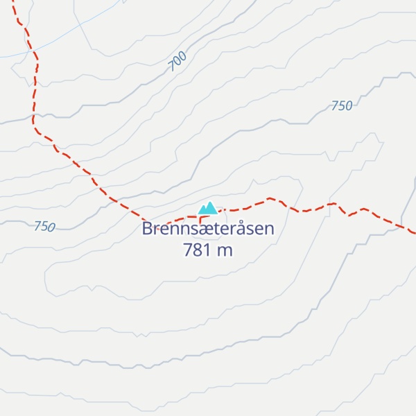 Map of Brennsæteråsen