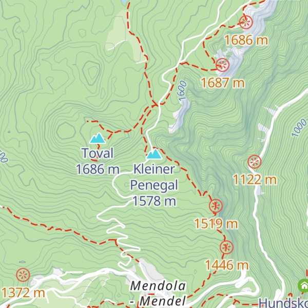 Map of Kleiner Penegal