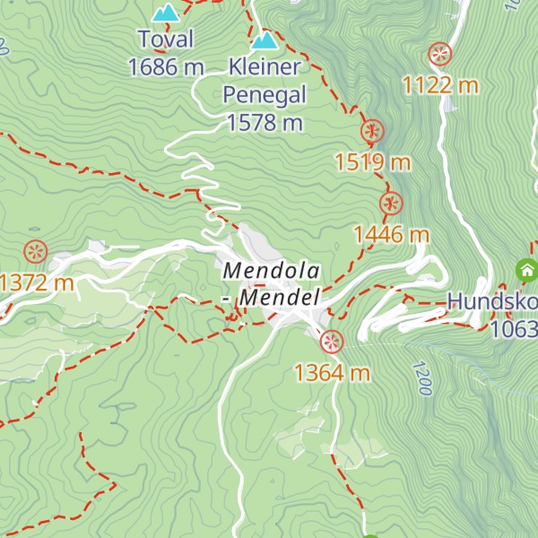 Map of Azienda per il Turismo Val di Non