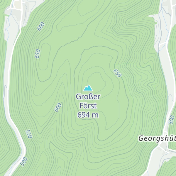 Map of Großer Först