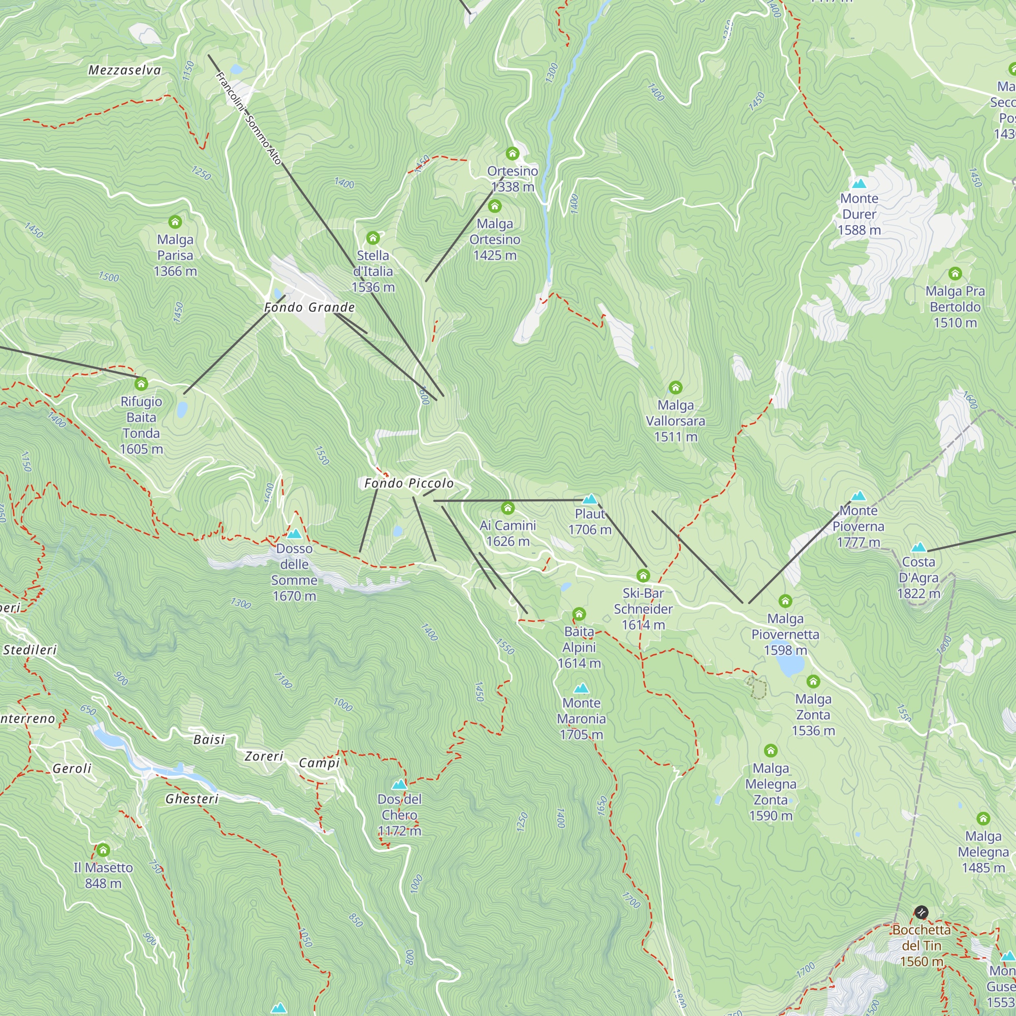 Ai Camini map