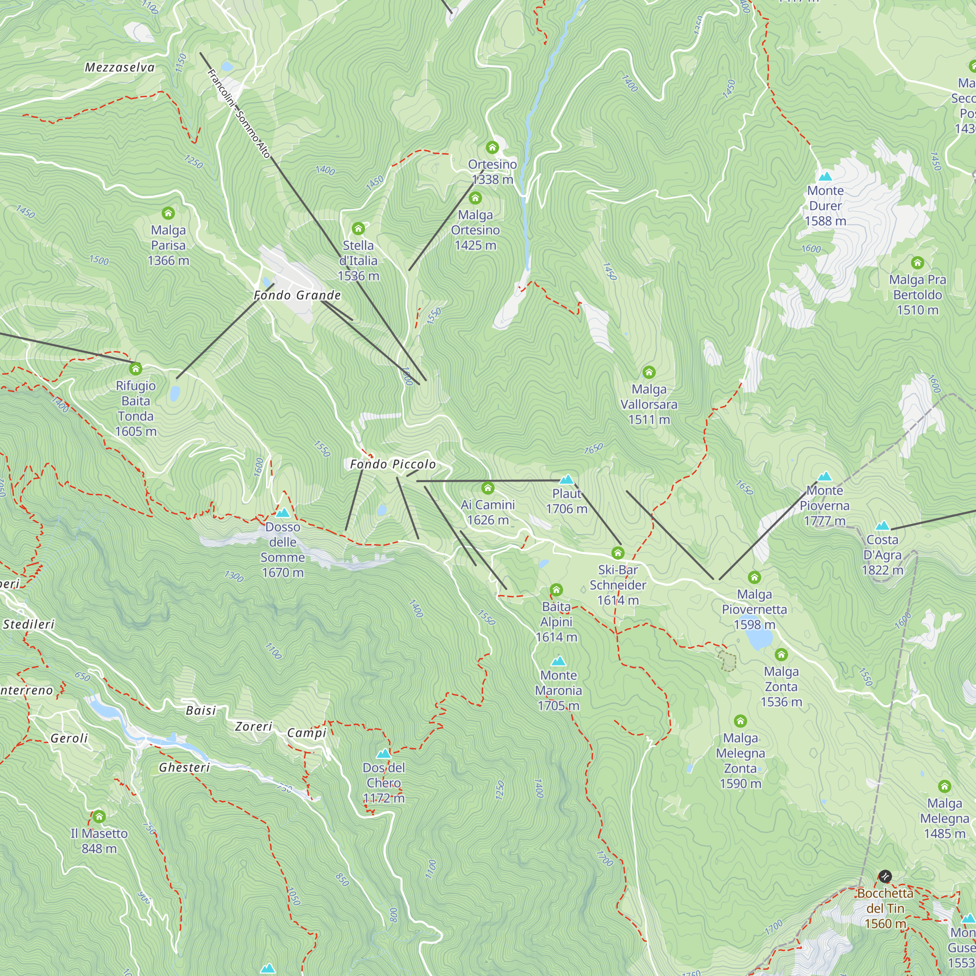 Ai Camini map
