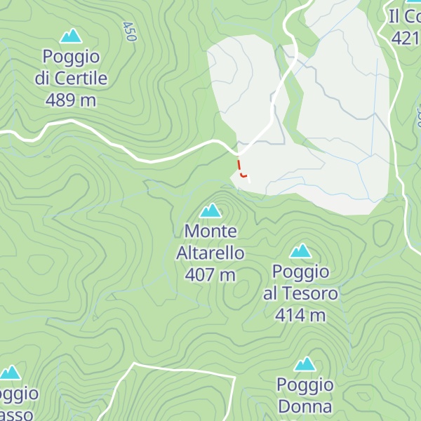 Map of Monte Altarello
