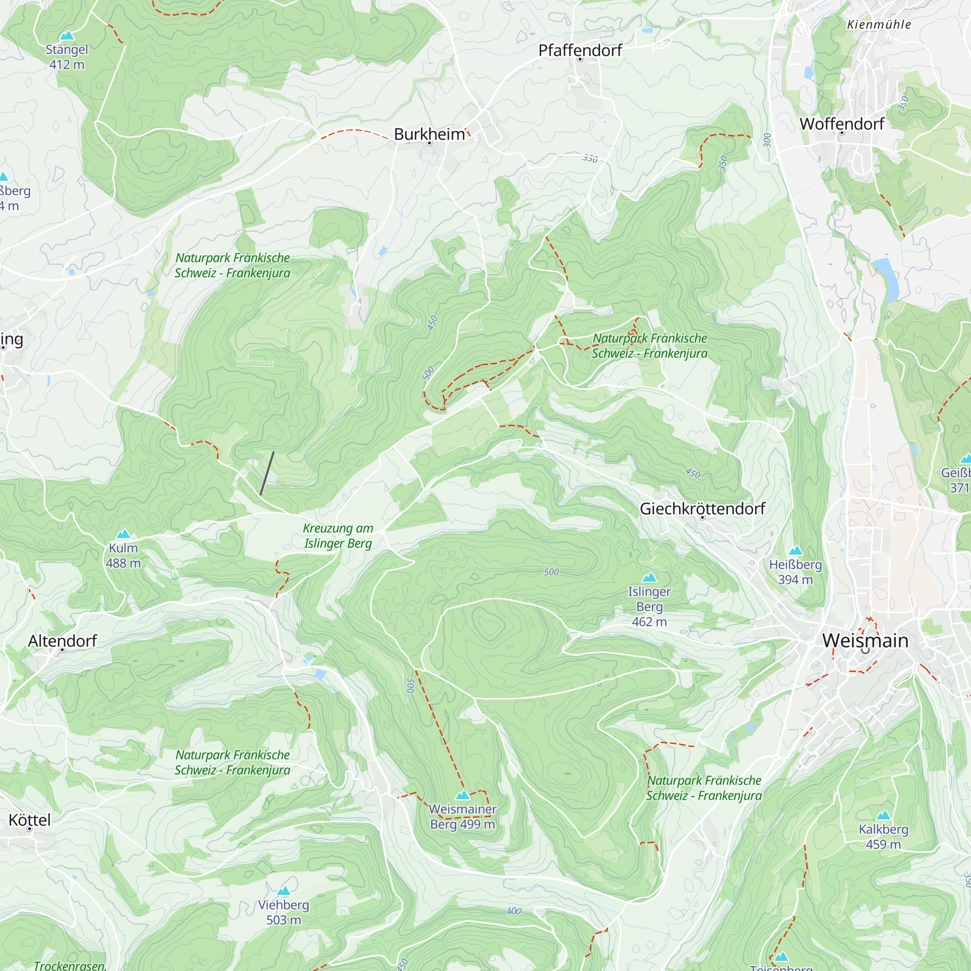 Berghaus map