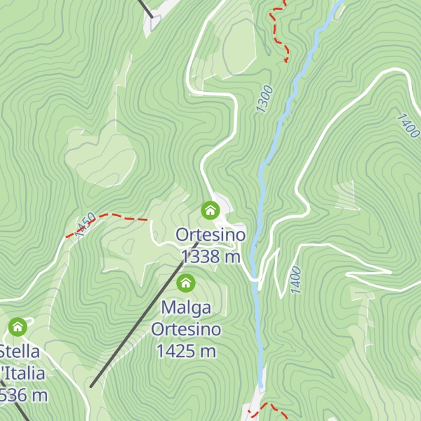 Map of Ortesino