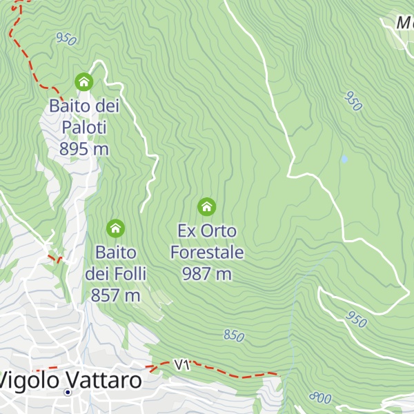 Map of Ex Orto Forestale