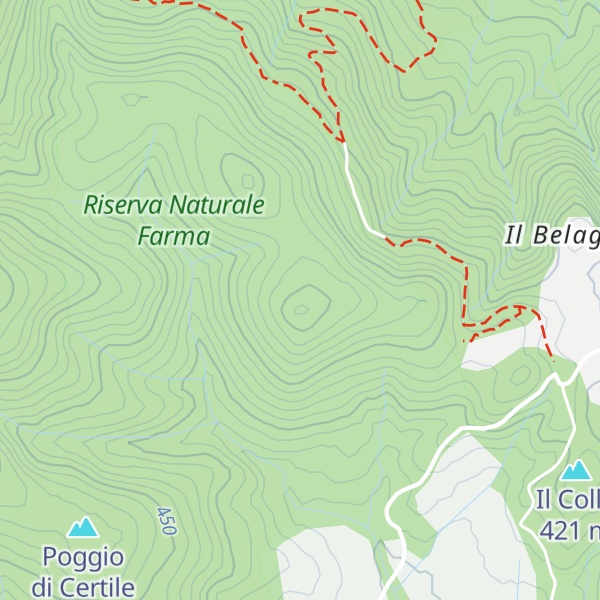 Map of Poggio alla Lite