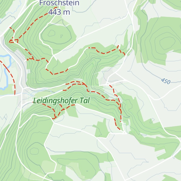 Map of Leidingshofer Wand