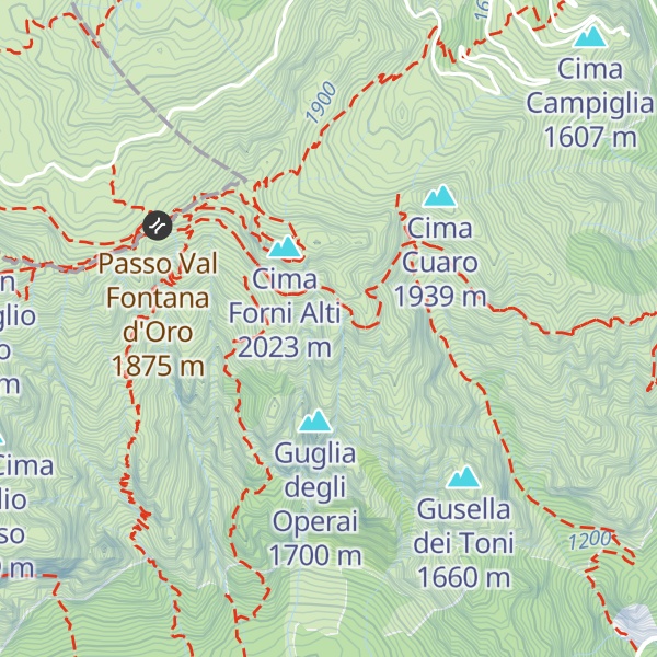 Map of Laste dei Pulmini
