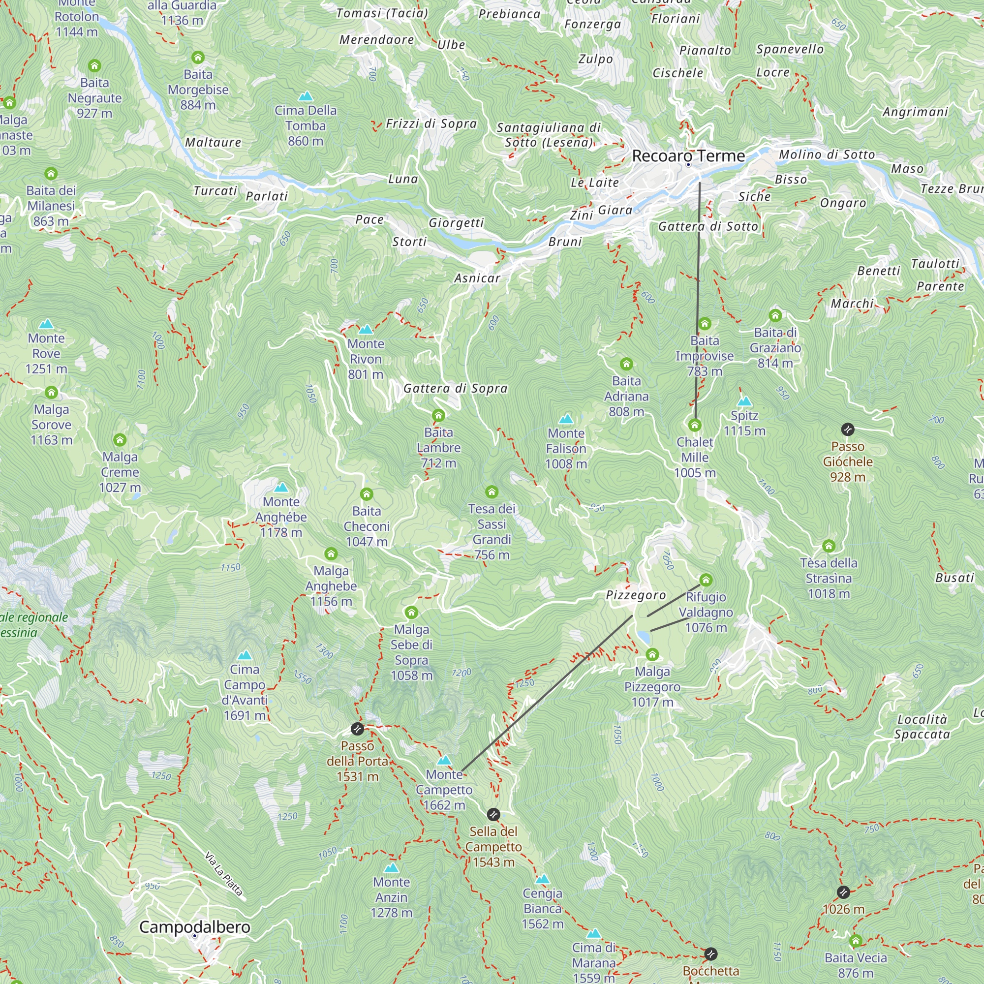 Tesa dei Sassi Grandi map