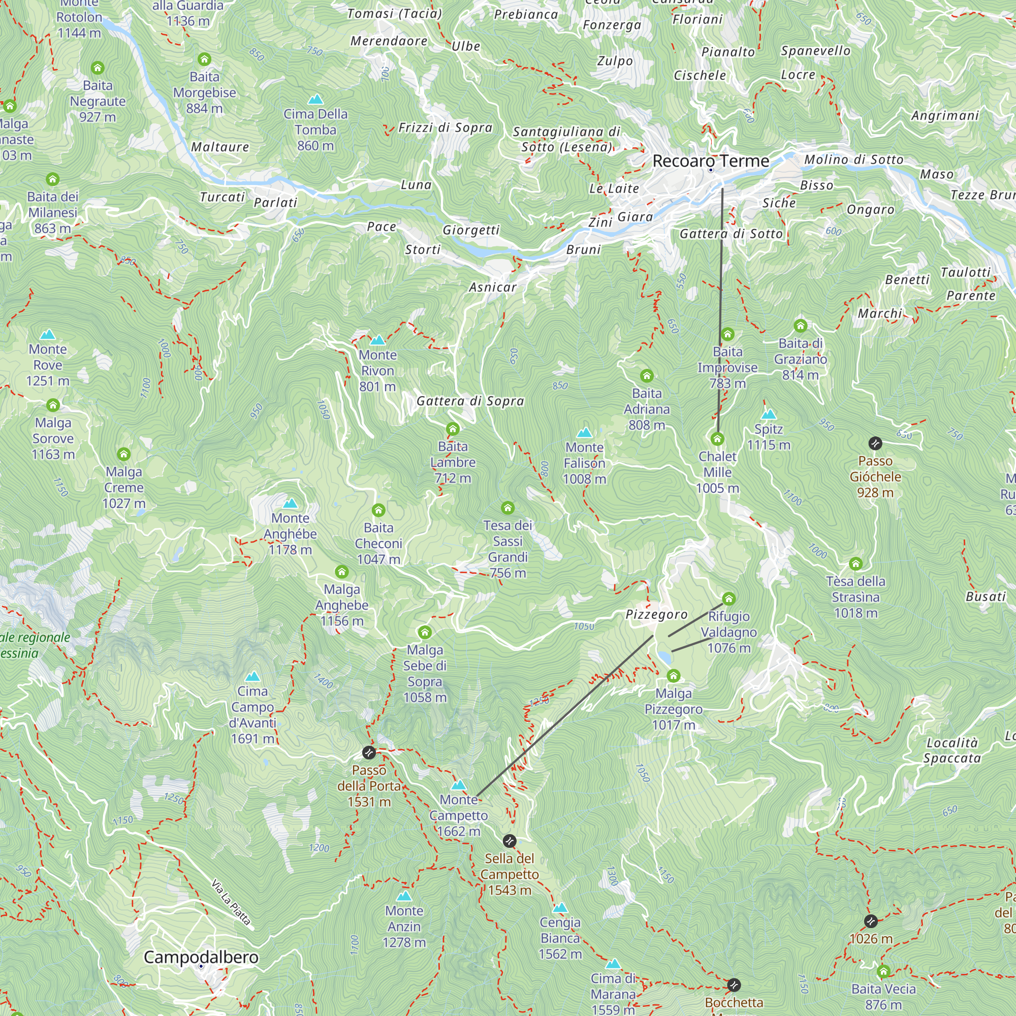 Tesa dei Sassi Grandi map