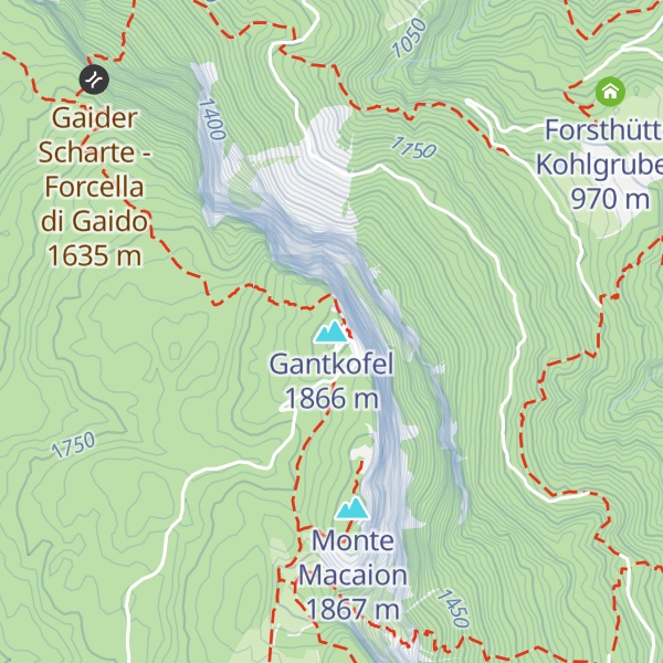 Map of Gantkofel