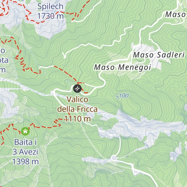 Map of Albergo Bar Ristorante Sindech
