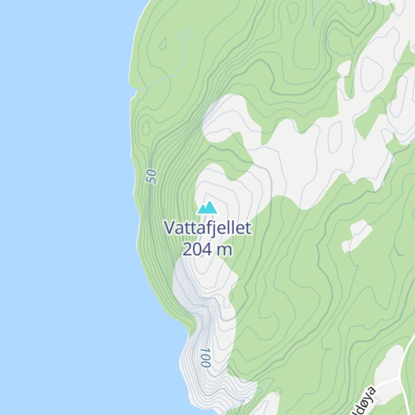 Map of Vattafjellet