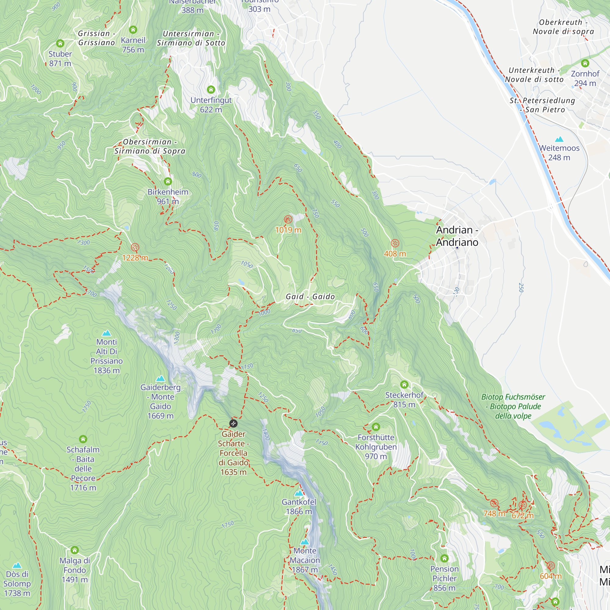 Jausenstation Moarhof map