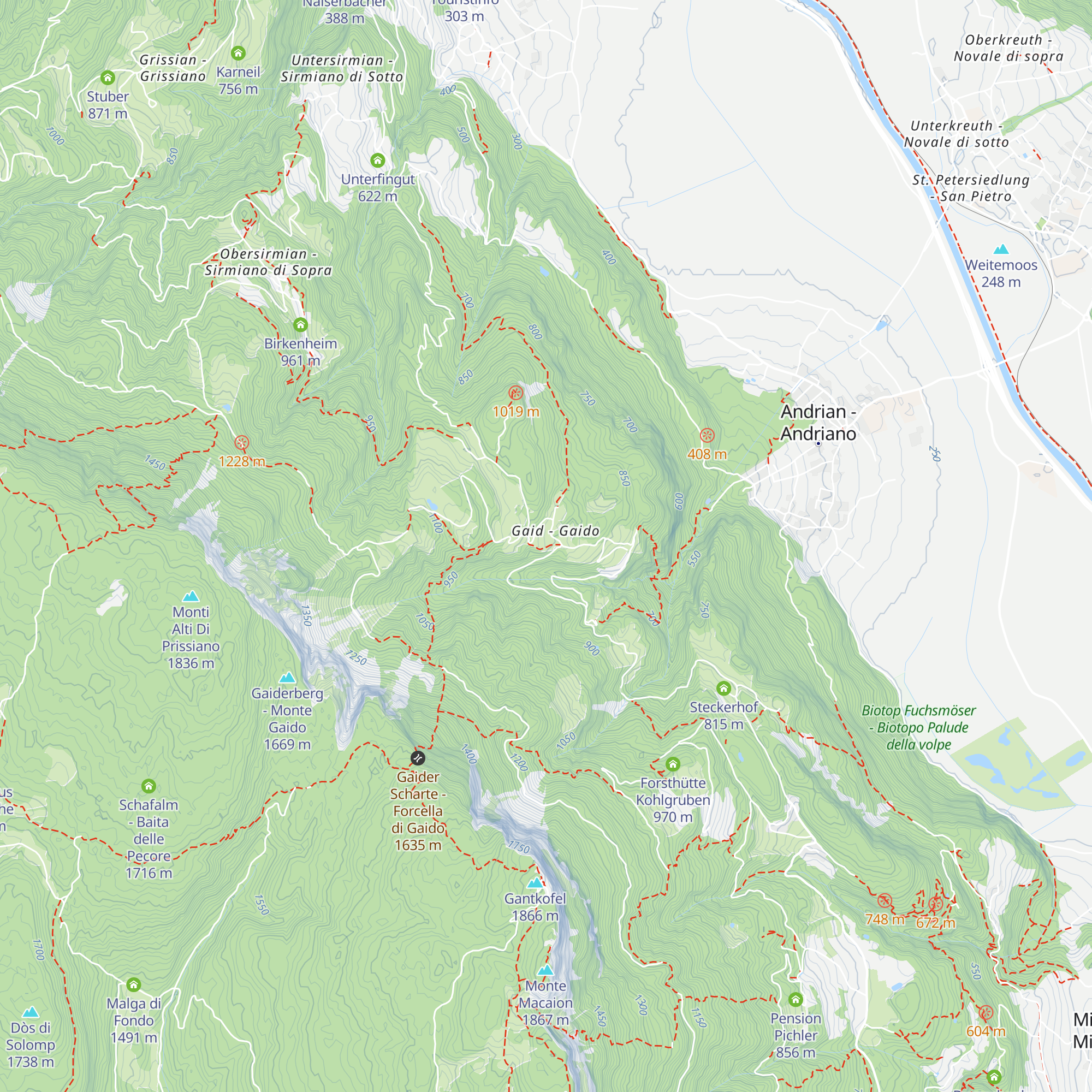 Jausenstation Moarhof map