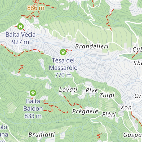 Map of Rocolo del Plinio Spagnolo