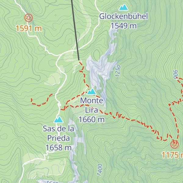 Map of Monte Lira