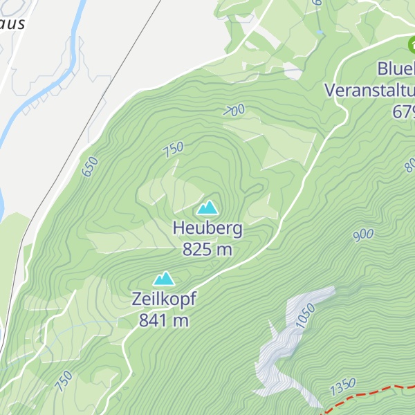 Map of Heuberg