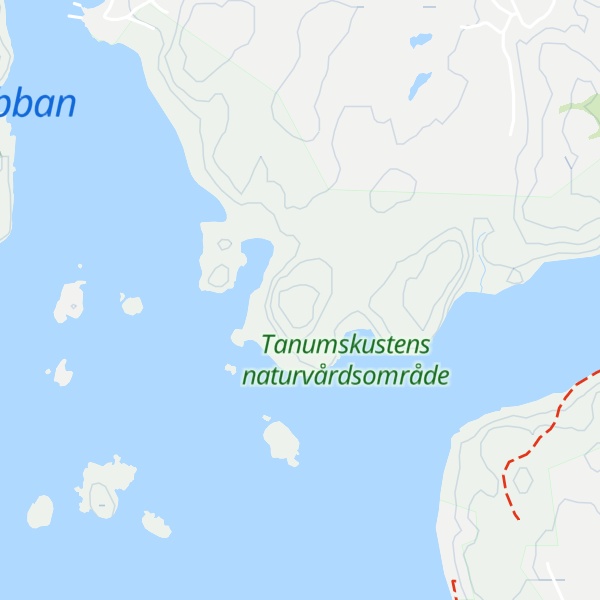 Map of Galfvikberget