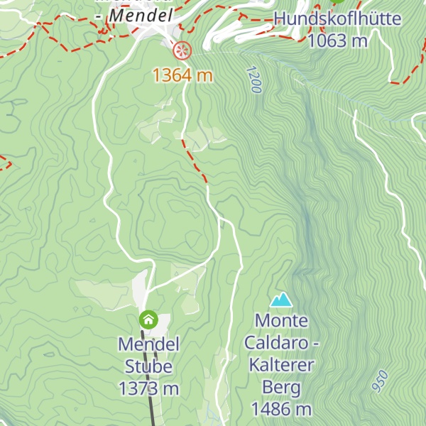 Map of Rifugio Genzianella - Enzianhütte