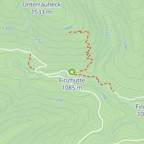 Map of Finzhütte
