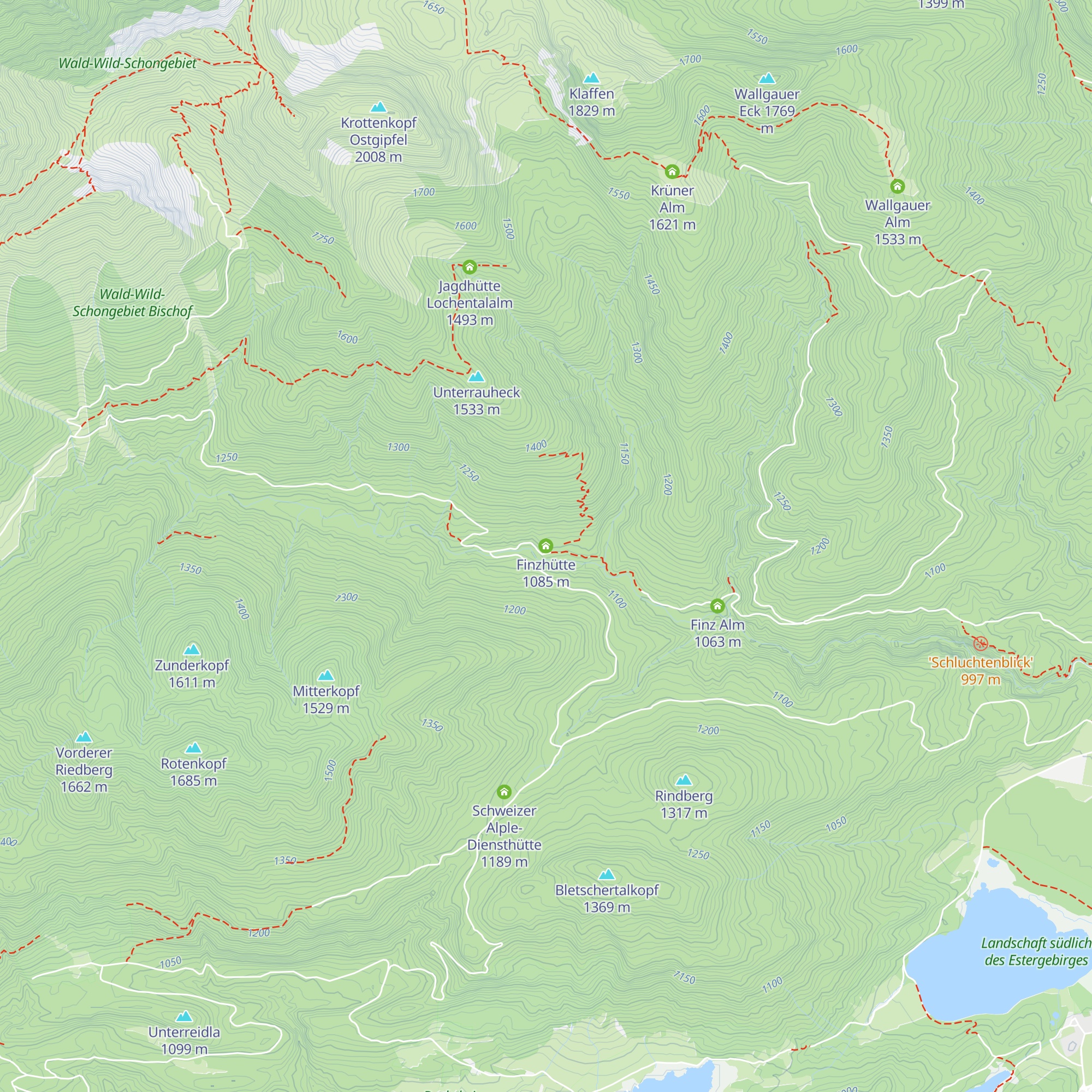 Finzhütte map