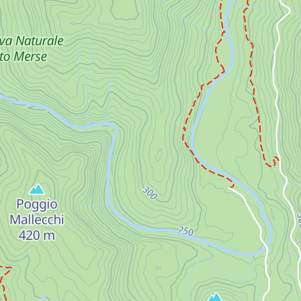 Map of Masso degli Zingari