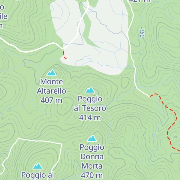 Map of Poggio al Tesoro