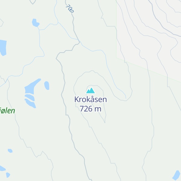 Map of Krokåsen