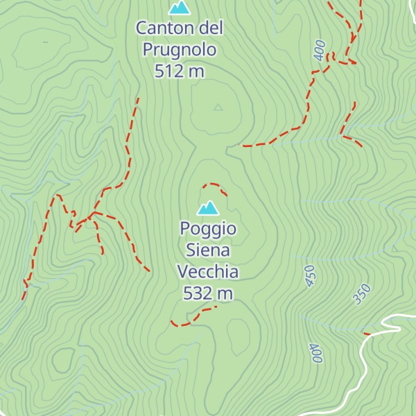 Map of Poggio Siena Vecchia