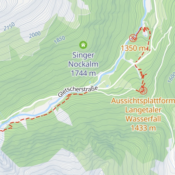Map of Tschangelair-Alm