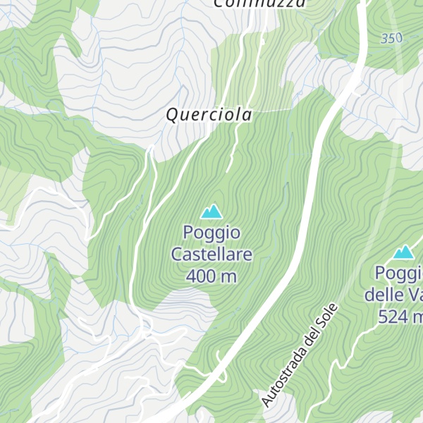 Map of Poggio Castellare