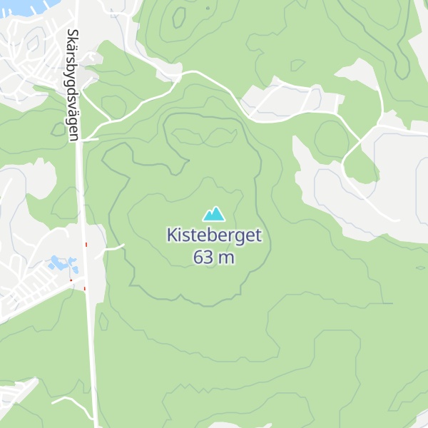Map of Kisteberget