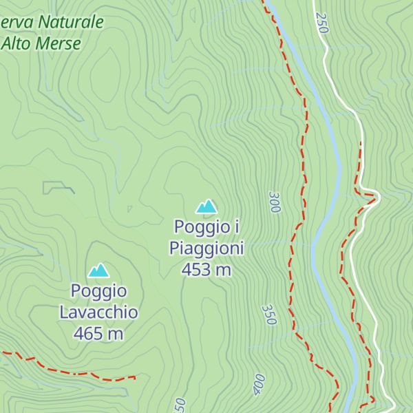 Map of Poggio i Piaggioni