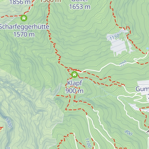Map of Klapf