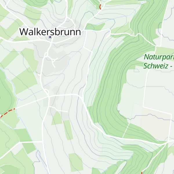 Map of Wanderhütte Walkersbrunn